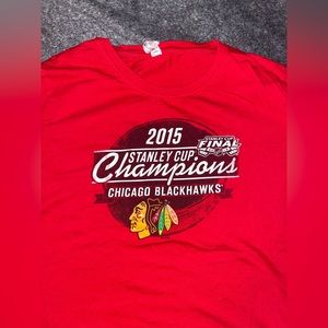 2015 Stanley Cup Chicago Blackhawks graphic tee